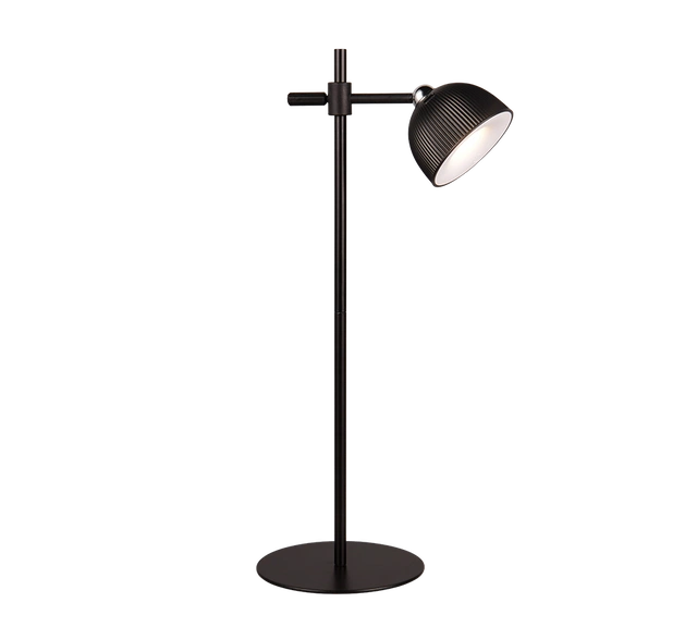 Maxima LED oppladbar skrivebordslampe 41cm sort