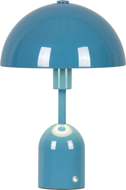 Mycena LED oppladbar bordlampe 30cm blå