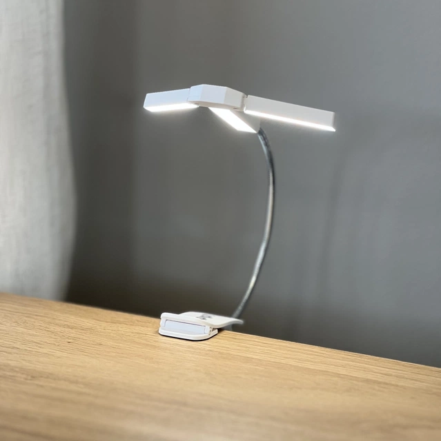 Clip Multi-light LED oppladbar boklys 31cm hvit