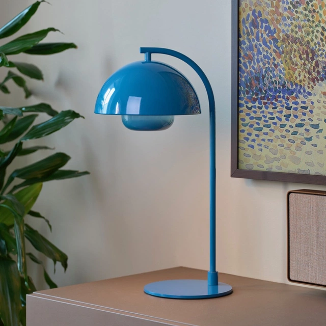 Myla LED oppladbar bordlampe 45cm blå