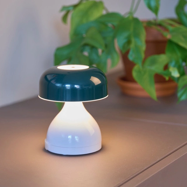 Myla Mini LED oppladbar bordlampe 12cm grønn