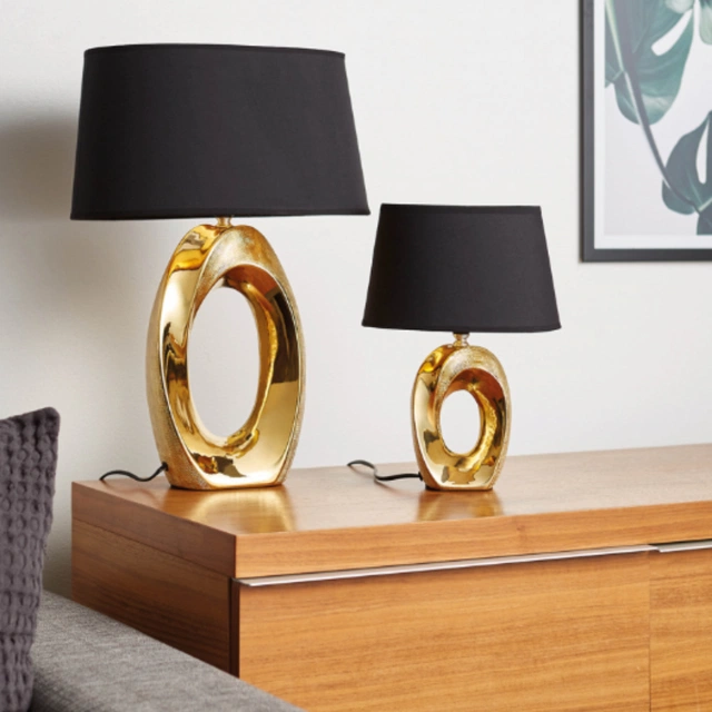 Taba bordlampe 33cm gull