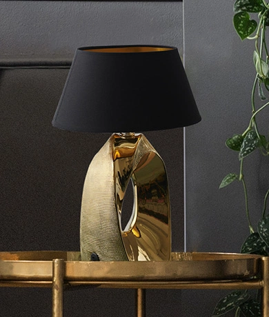 Taba bordlampe 33cm gull