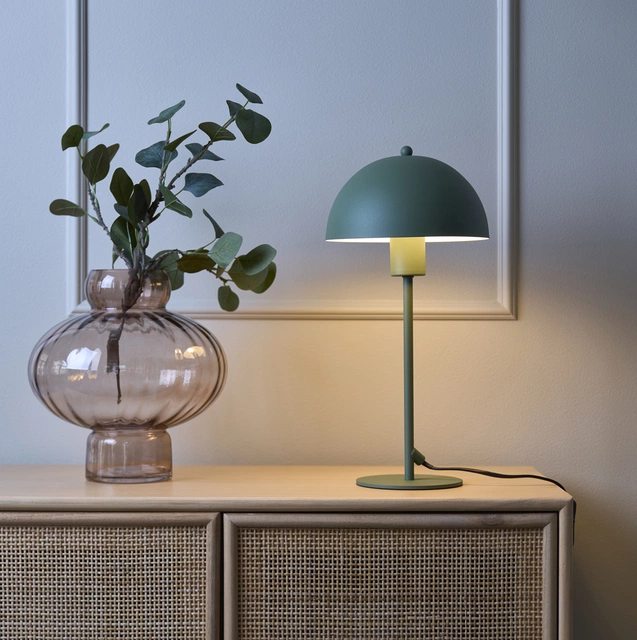 Remo bordlampe 41cm grønn