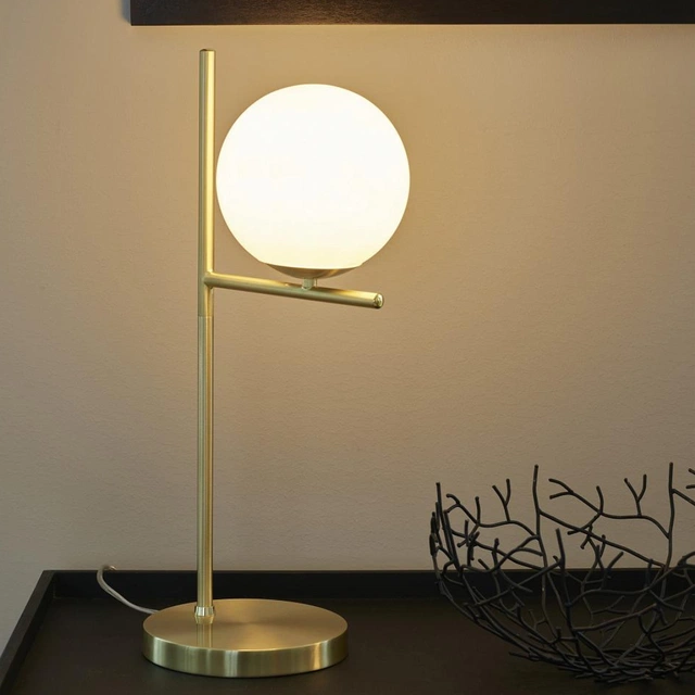 Pure bordlampe 52cm messing