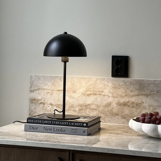 Matti bordlampe 40cm sort