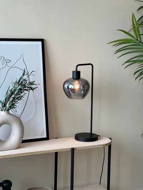 Kelly bordlampe 54cm smoke