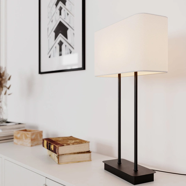 Luton bordlampe 56cm sort