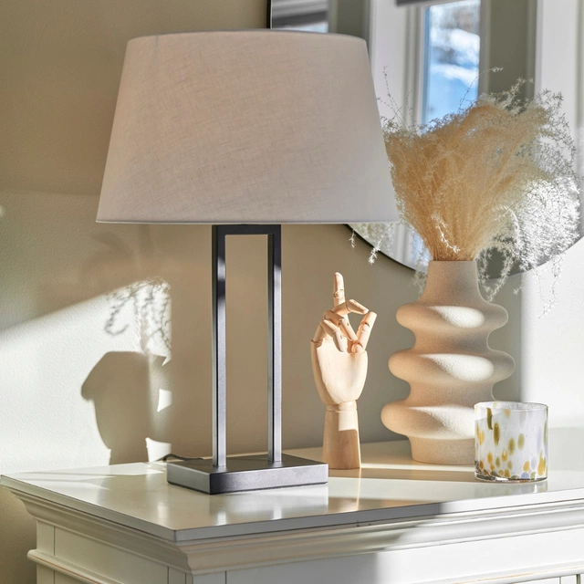 Texas bordlampe 42cm sort