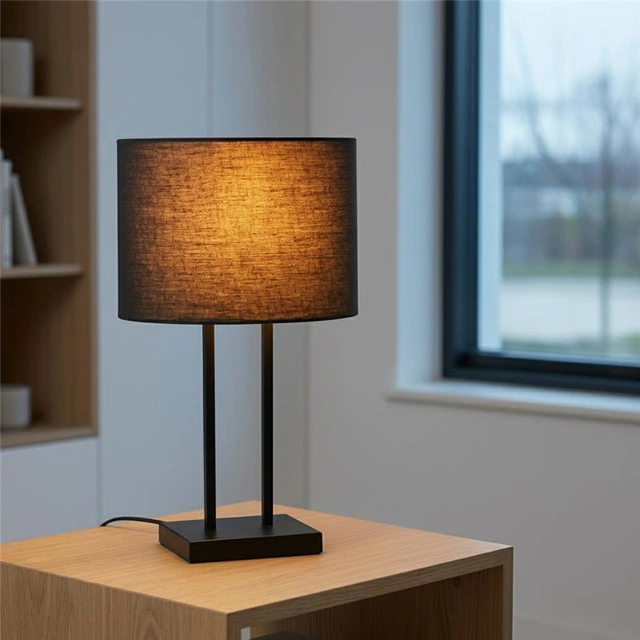 Texas bordlampe 42cm sort