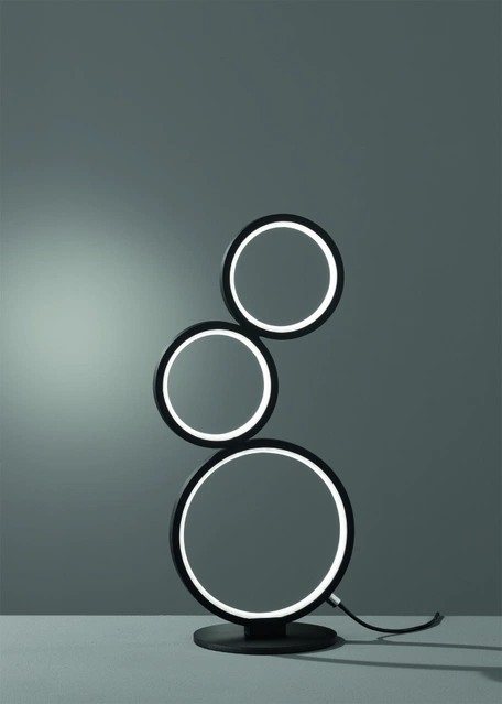 Rondo LED bordlampe 45cm sort