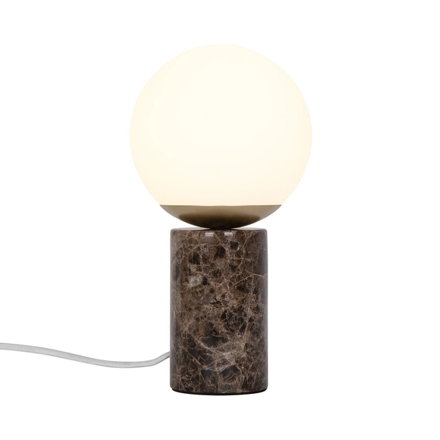 Lilly bordlampe 28cm brun