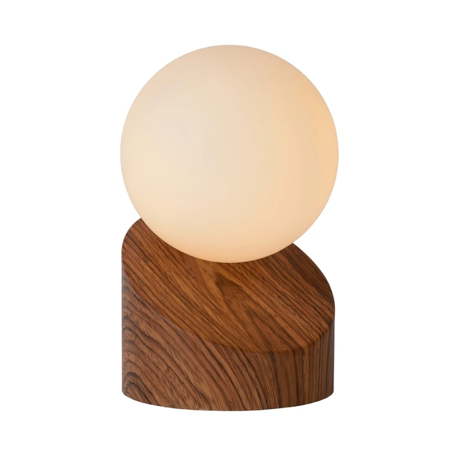 Len bordlampe 16cm brun