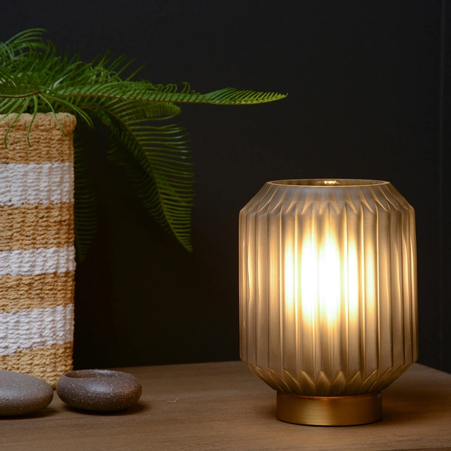 Sueno bordlampe 17cm grå