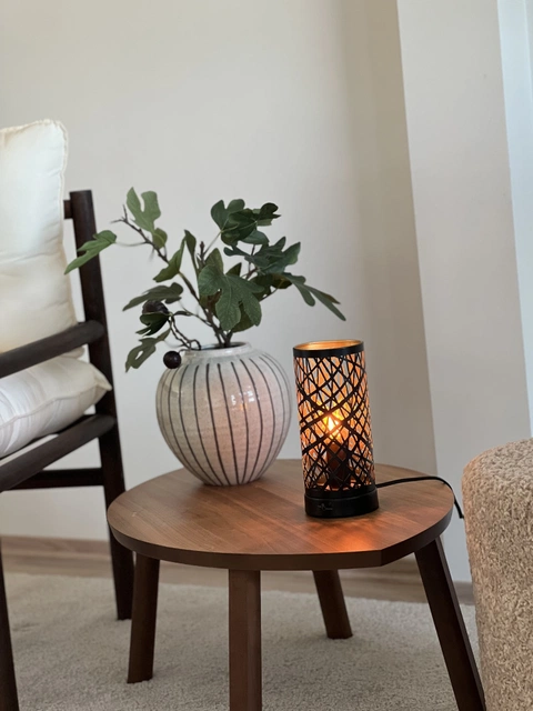 Esmeralda bordlampe 20cm sort