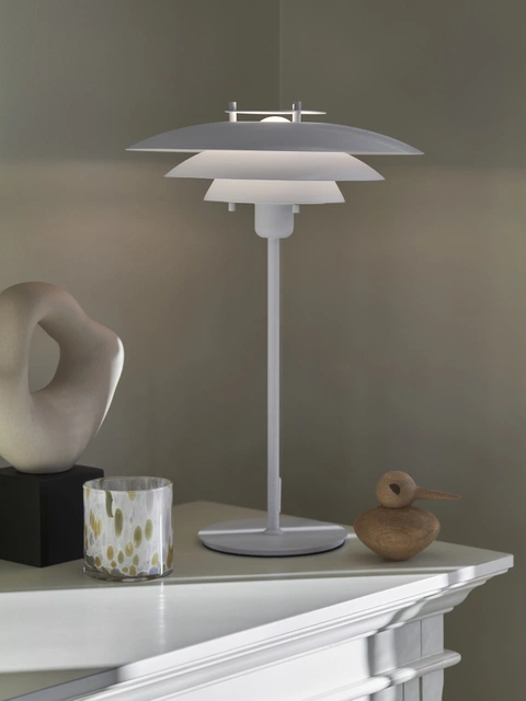 Joakim bordlampe 53cm hvit