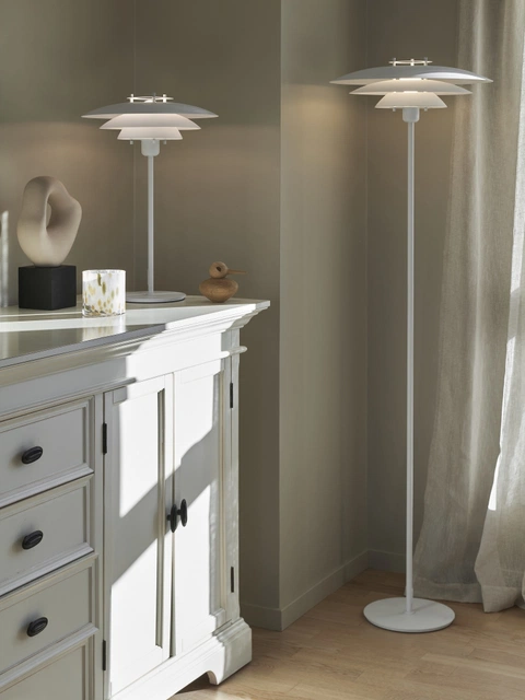 Joakim bordlampe 53cm hvit