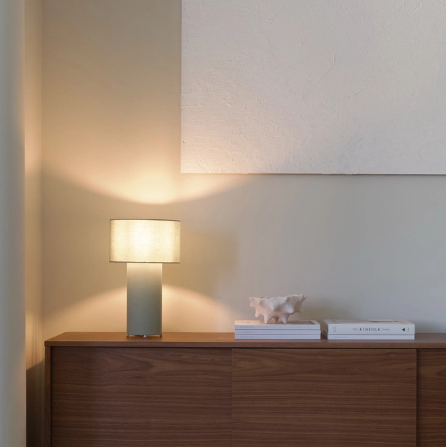 Bale bordlampe 40cm blå