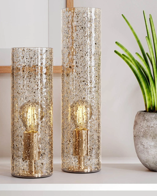 Golden bordlampe 40cm gull