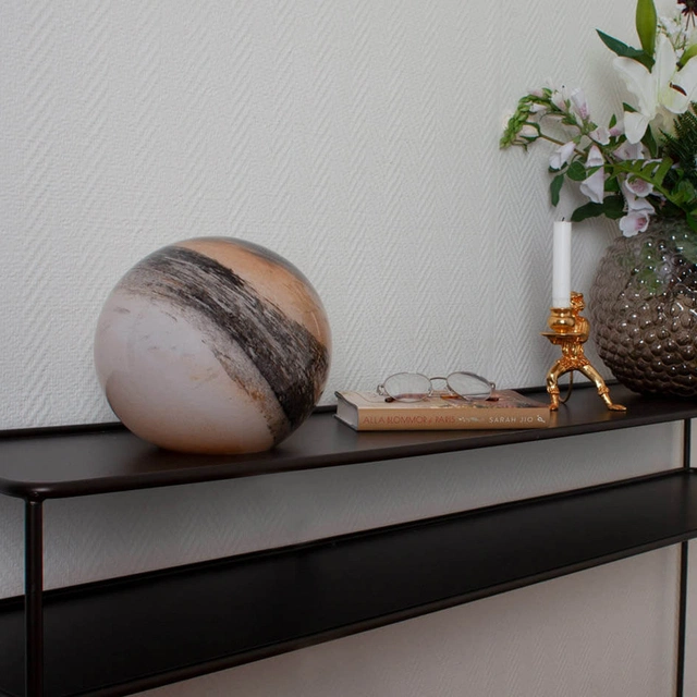 Mira bordslampe 20cm brun