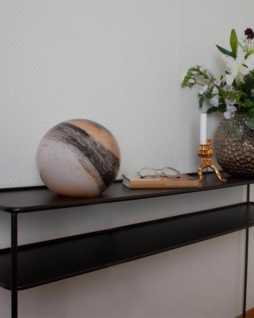 Mira bordslampe 20cm brun