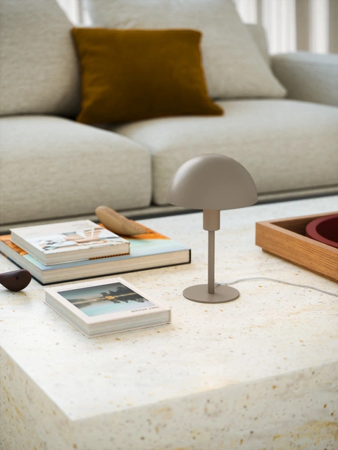 Ellen Mini bordlampe 25cm brun