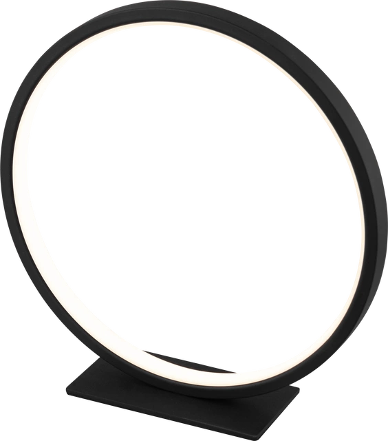 Circle Uno LED bordlampe 29cm sort
