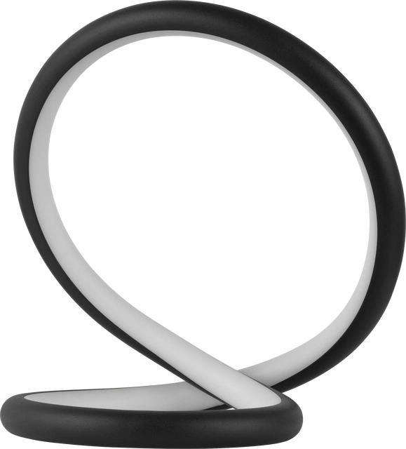 Infinity LED bordlampe 26,5cm sort
