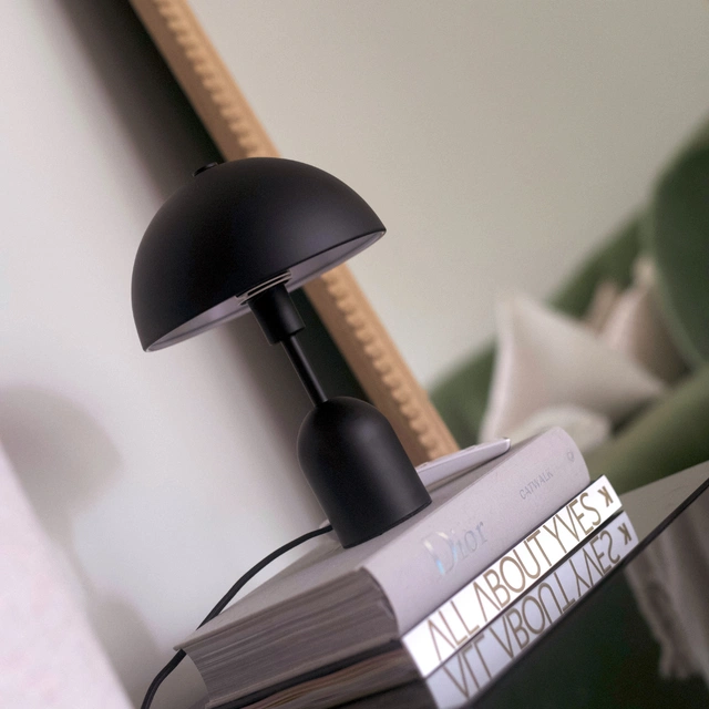 Mycena bordlampe 30cm sort