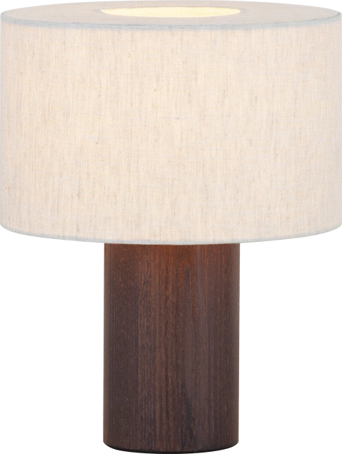 Challenge bordlampe 32cm brun
