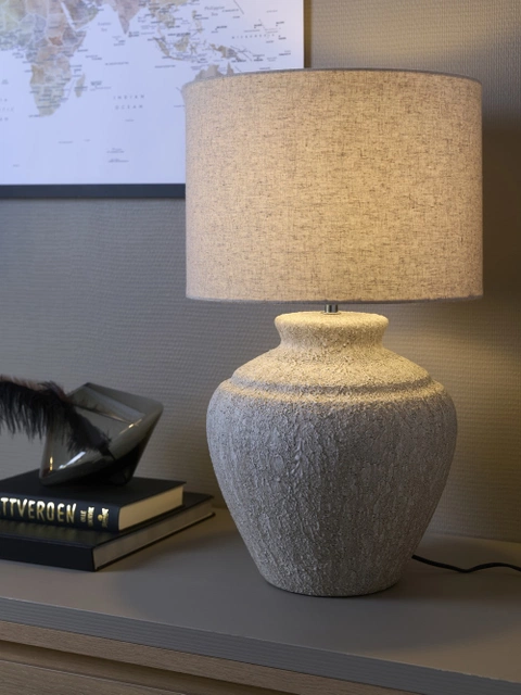 Cornelis bordlampe 61cm grå