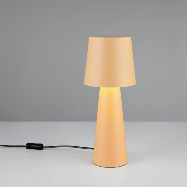 Nubian bordlampe 40cm gul
