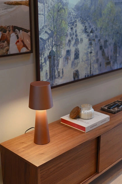 Nubian bordlampe 40cm brun