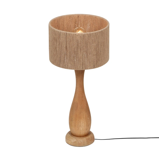 Toba bordlampe 54cm natur