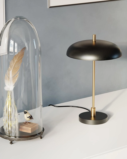 Shelby bordlampe 45cm sort
