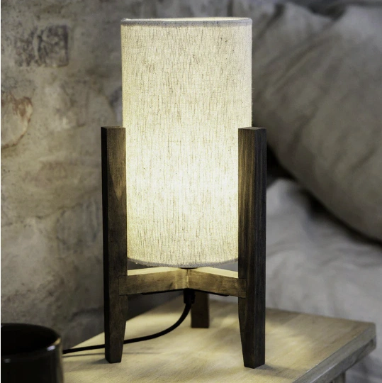 Eruca bordlampe 34cm brun