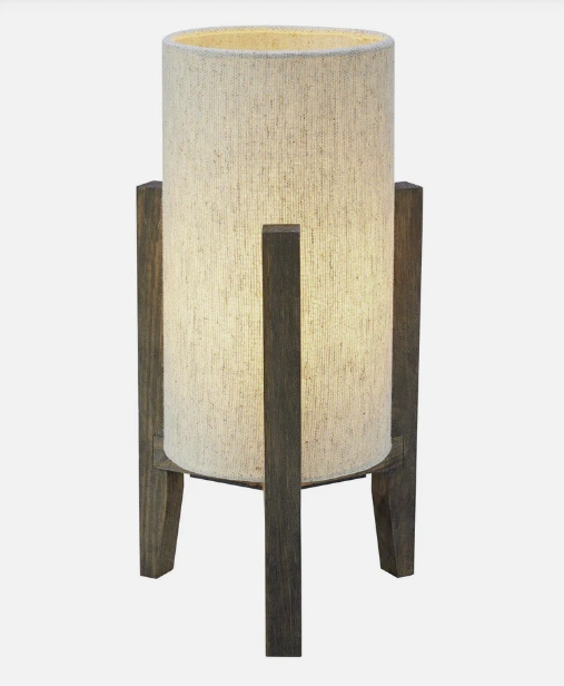 Eruca bordlampe 34cm brun