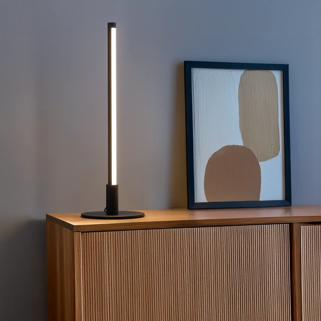 Ivy LED bordlampe 46cm sort