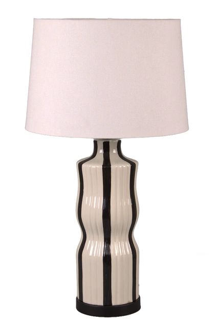 Stripes bordlampe 73cm sort