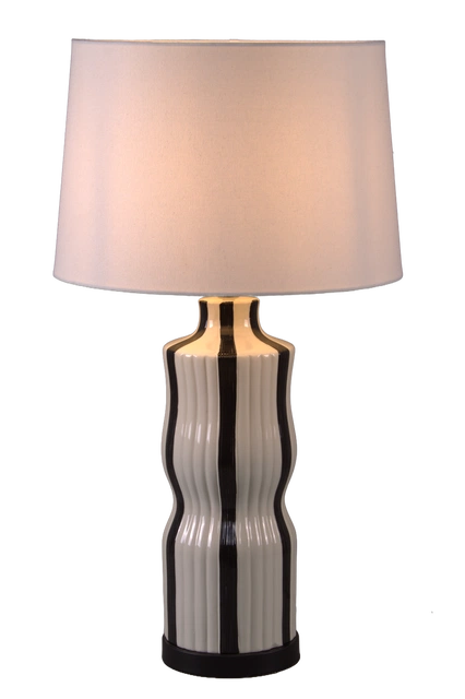 Stripes bordlampe 73cm sort