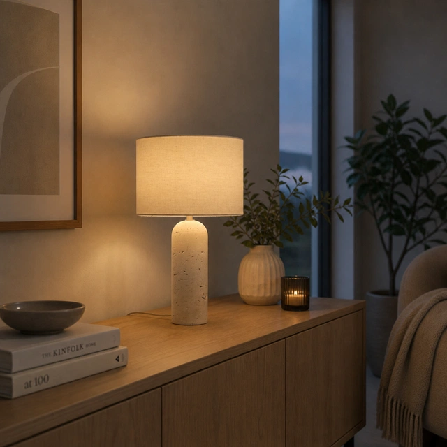 GoGo bordlampe 48cm hvit