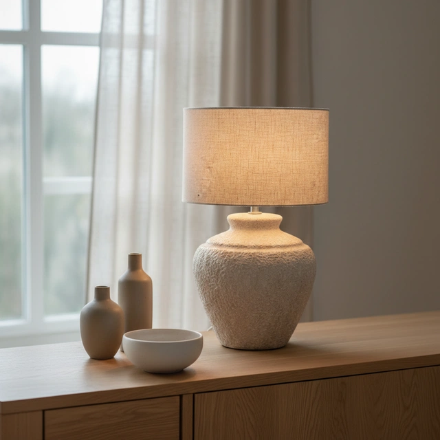 Cornelis bordlampe 47,5cm grå