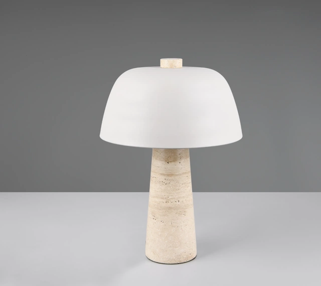 Timba bordlampe 42cm grå