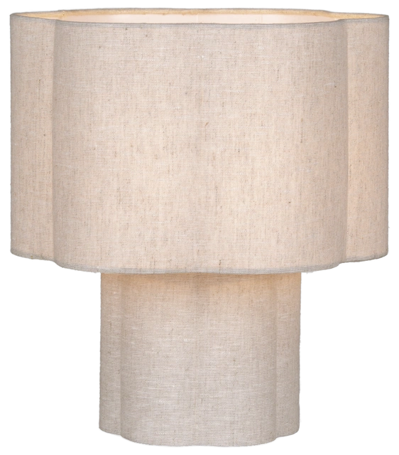 Blossom bordlampe 33cm beige