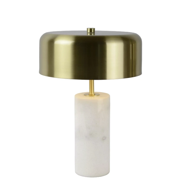 Mirasol bordlampe 49cm marmor hvit
