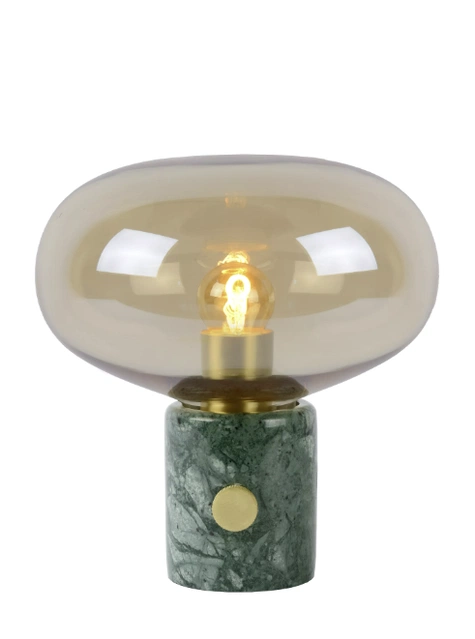 Charlize bordlampe 24cm marmor grønn
