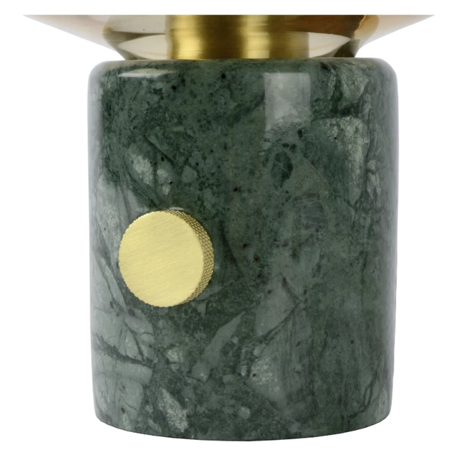 Charlize bordlampe 24cm marmor grønn