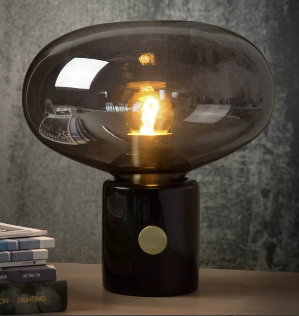 Charlize bordlampe 24cm marmor sort