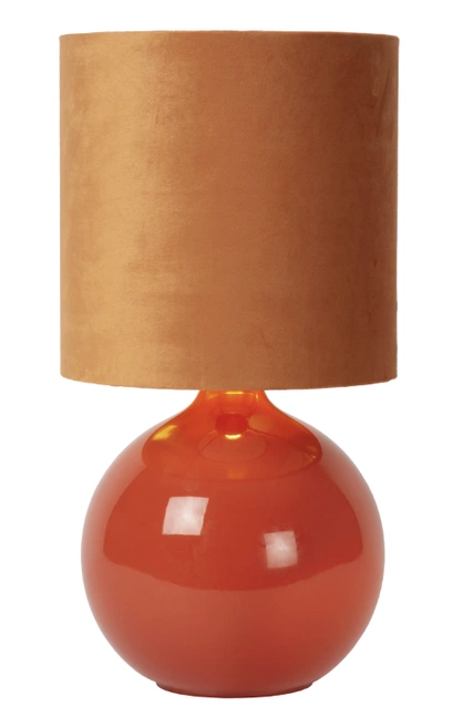 Esterad bordlampe 35cm oransje