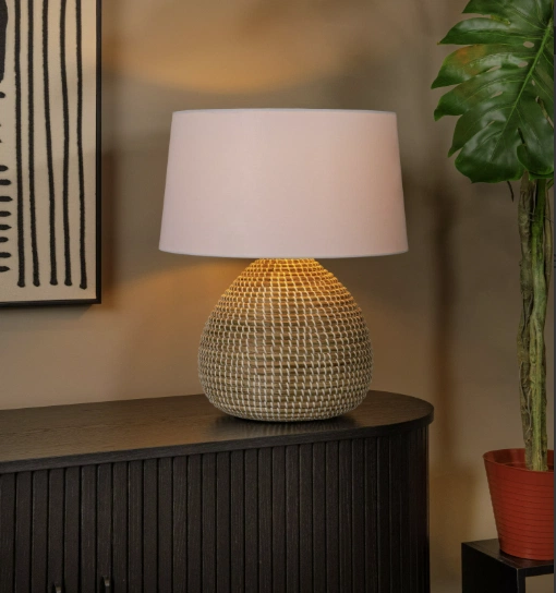 Maduka bordlampe 61cm natur
